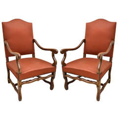 Pr. French Oz de Mouton Salon Chairs