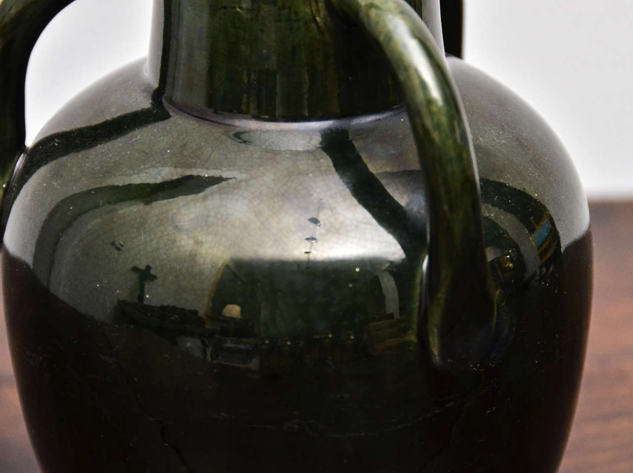 ceramic vase with handles