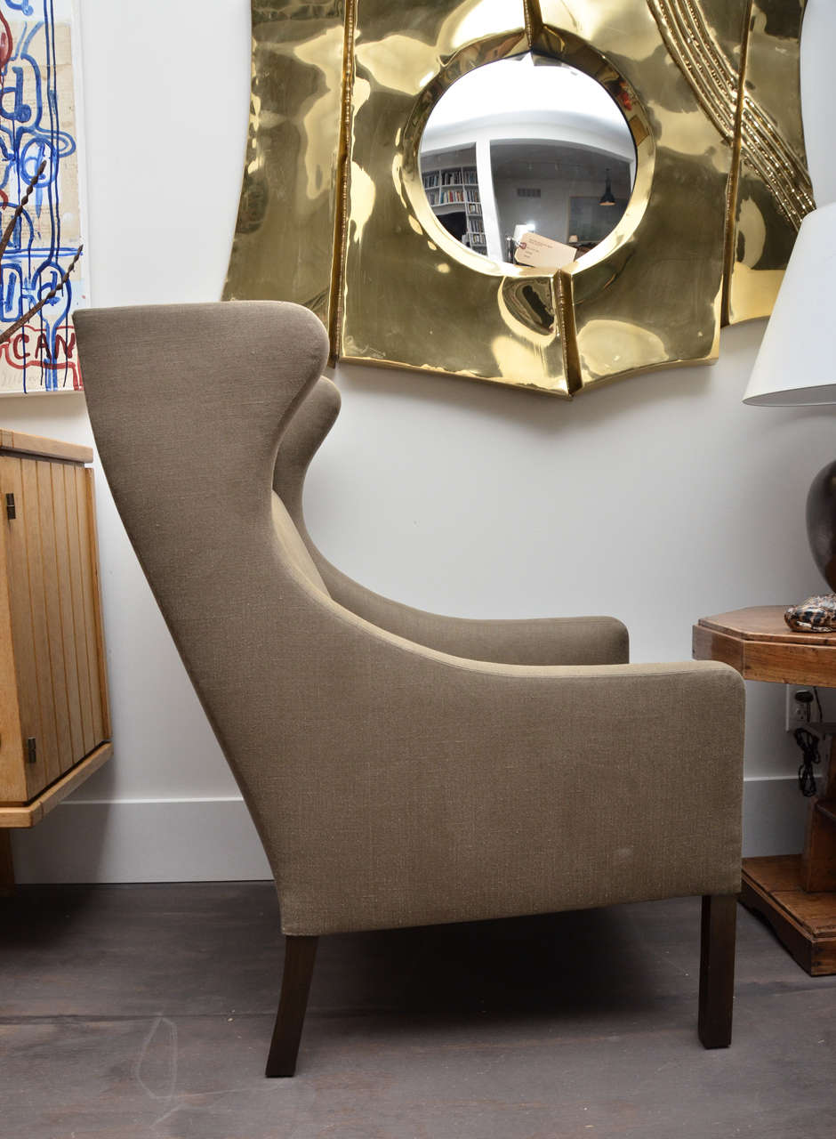 Børge Mogensen Style Wing Chair 1