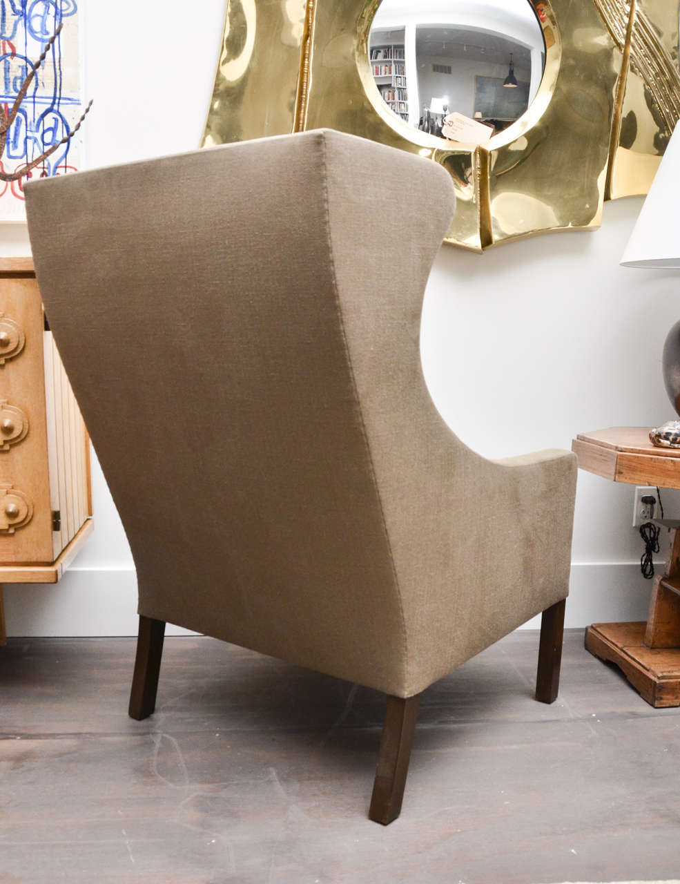 Børge Mogensen Style Wing Chair 2