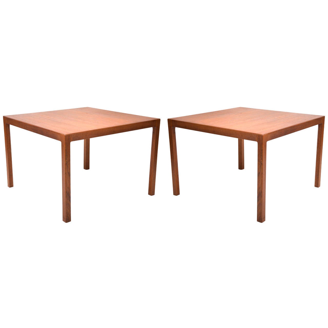 Pair Pontoppidan Teak Tables, Danish, circa 1960 For Sale