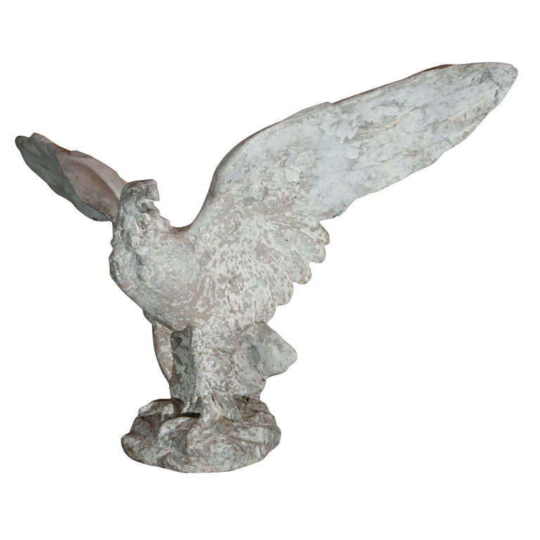 Graceful Composed Stone Eagle Garden Statue at 1stDibs graceful stone, flying eagle lawn