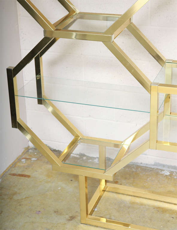 Late 20th Century OCTAGONAL ETAGERE