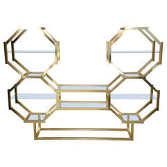 OCTAGONAL ETAGERE