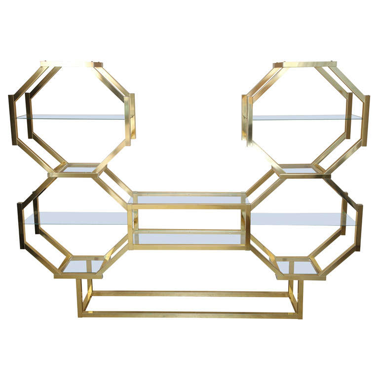 OCTAGONAL ETAGERE