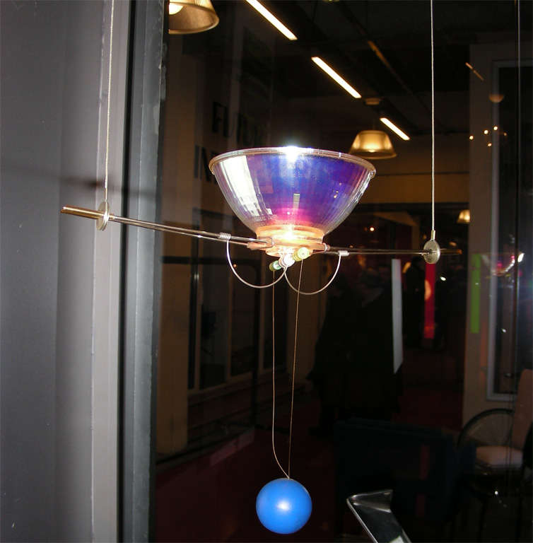 1980s Ceiling Light by Ingo Maurer For Sale 1