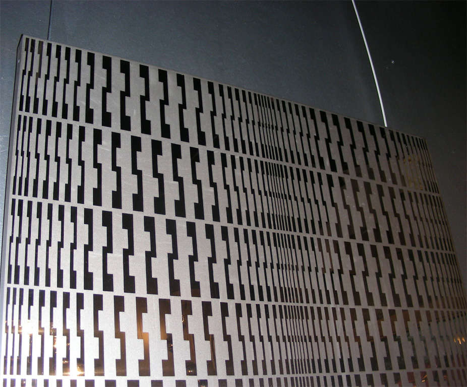 Stainless Steel Kinetic Panel by Estuardo Maldonado
