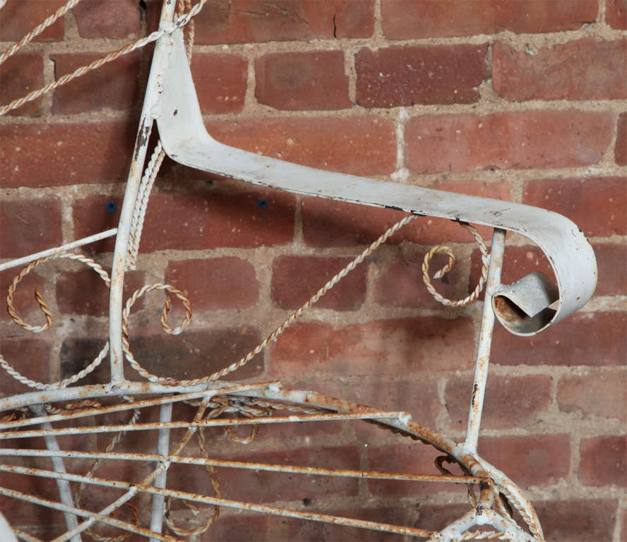 Iron Antique French Peacock Garden Chairs