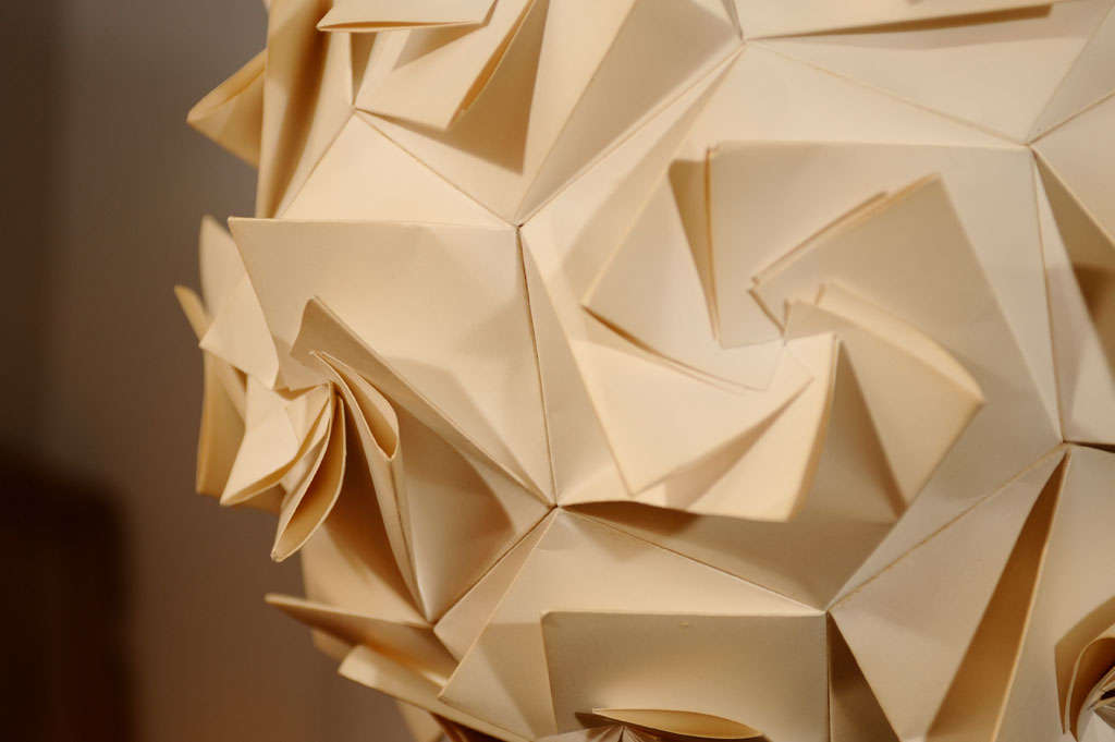 Japanese Origami Hardpaper Light Sculpture
