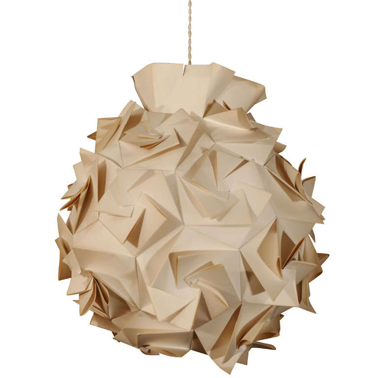 Origami Hardpaper Light Sculpture