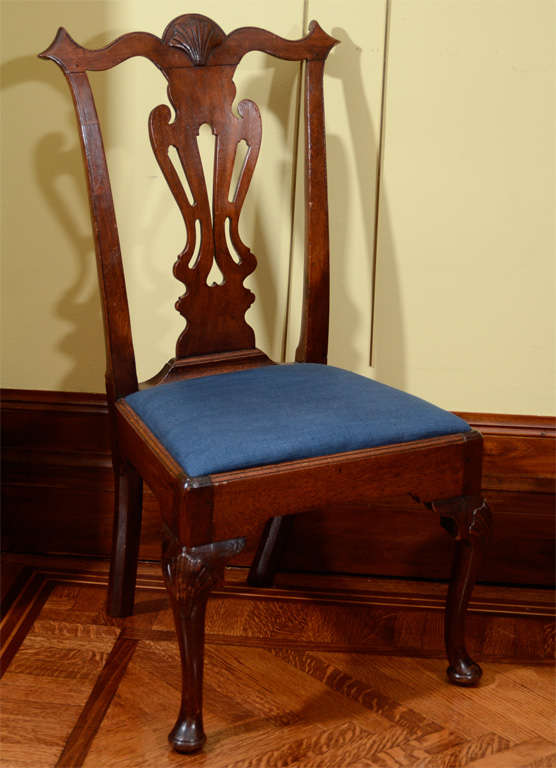 American Transitional Chippendales Chairs In Good Condition In New York, NY