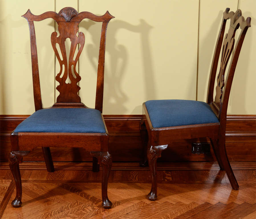 American Transitional Chippendales Chairs 1