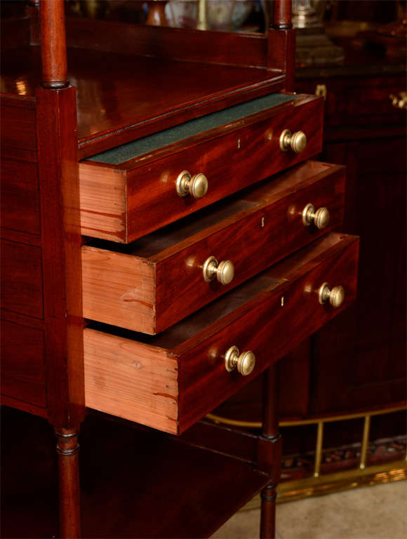 Regency Etagere with Desk 2