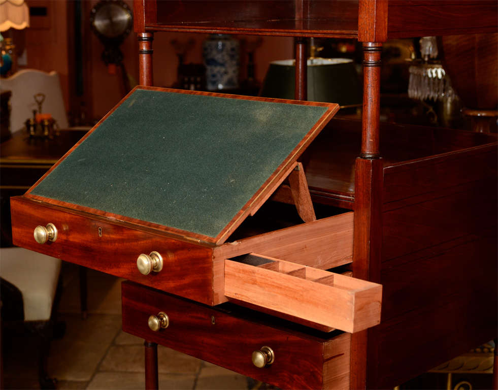 Regency Etagere with Desk 4