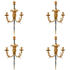 Set of Louis XVI Bronze Wall Lights