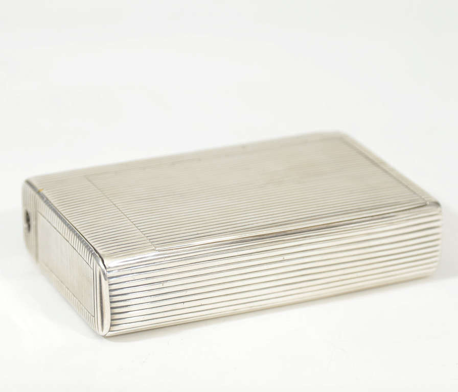 Russian Silver Cigarette Box