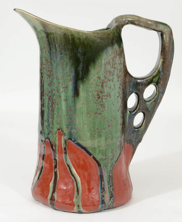 Japanese Pottery Ewer