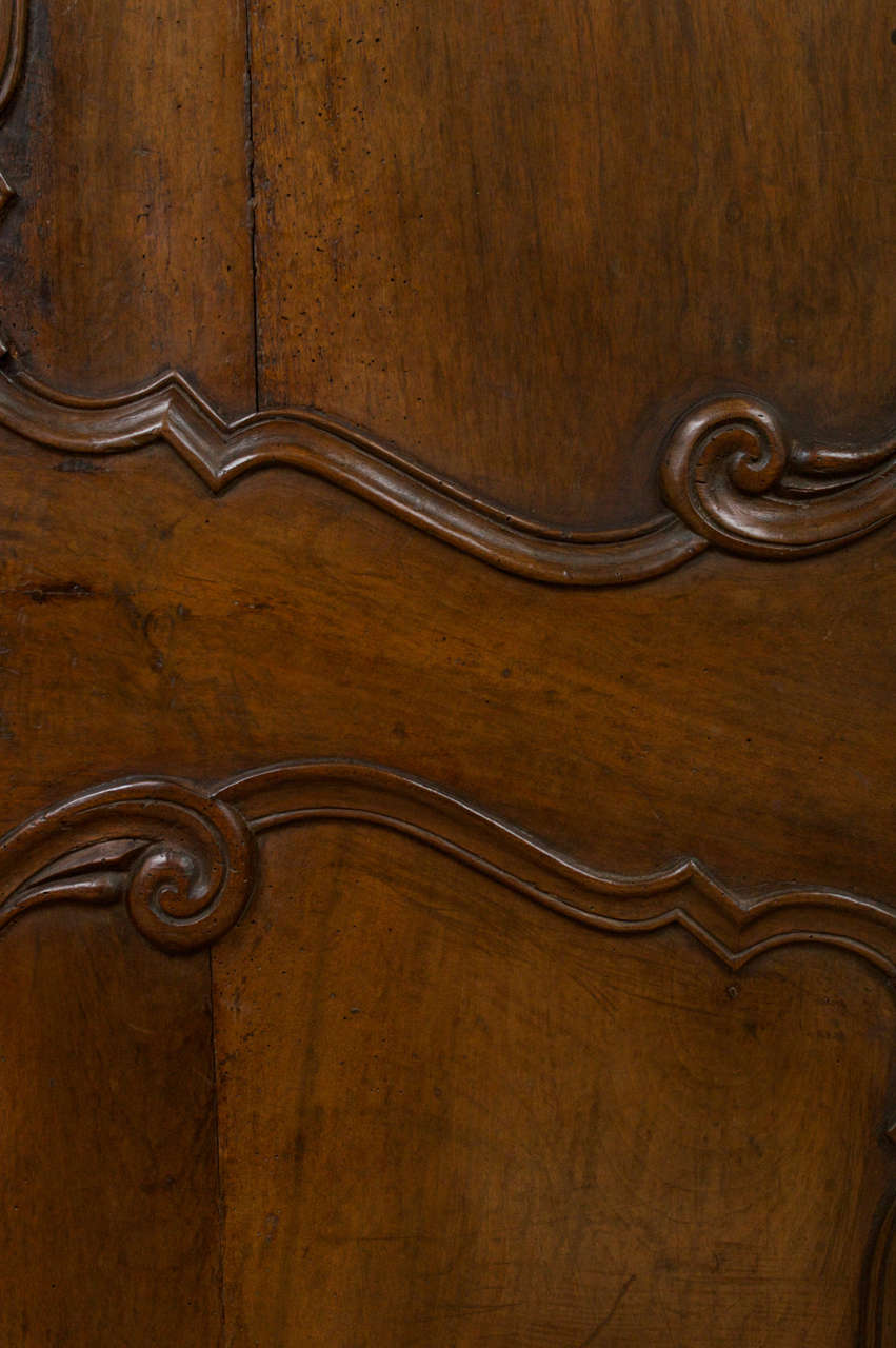 Pair of Carved Louis XV French Walnut Armoire Doors - STORE CLOSING MAY 31ST 3