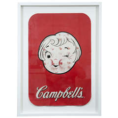 Vintage Cambell's Soup Advetisement "Poster"