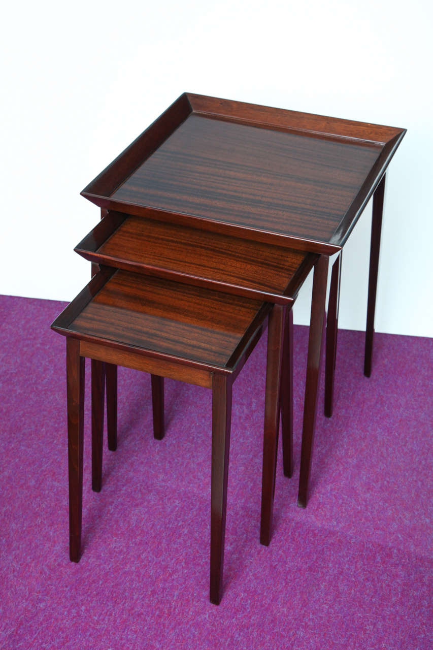 Mid-20th Century Nest of Tables by T.H. Robsjohn-Gibbings for Widdicomb