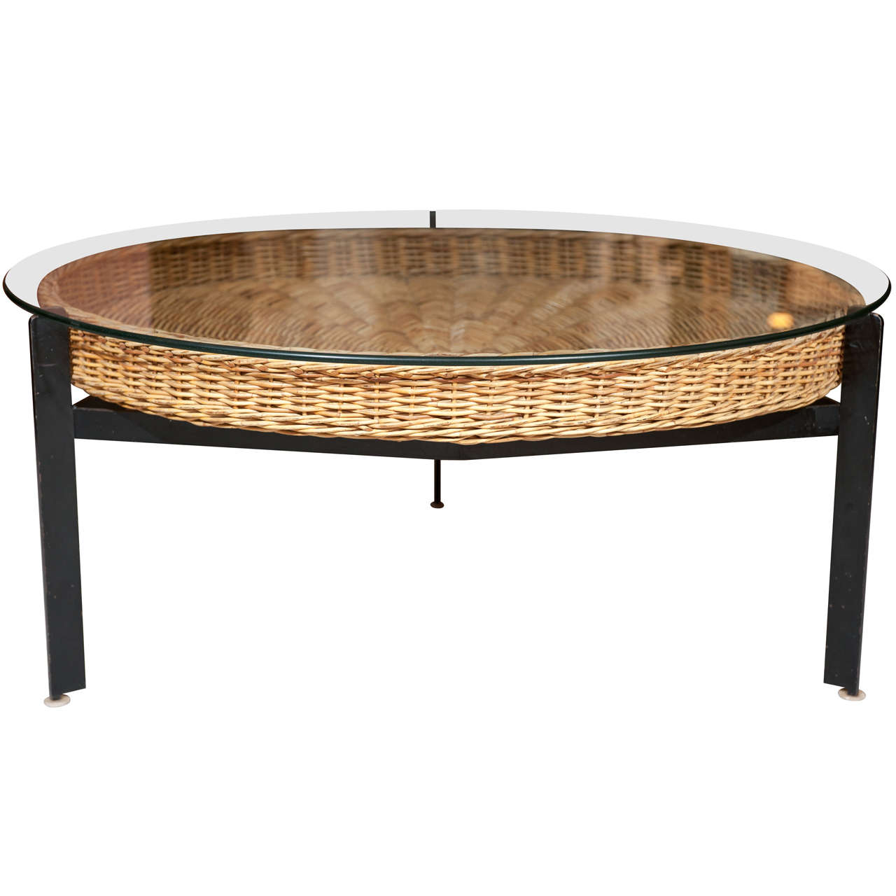 20th Century "basket" Cocktail Table For Sale