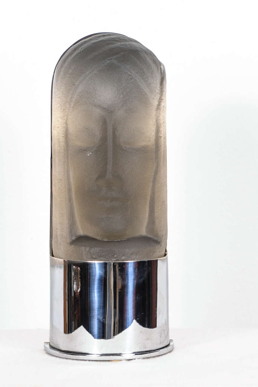Dutch Art Deco Wall Lamp Leerdam Glass 1930s