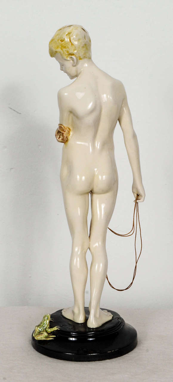 Art Nouveau Sculpture by Toon Dupuis for Haga Purmerend In Excellent Condition For Sale In Amstelveen, NL
