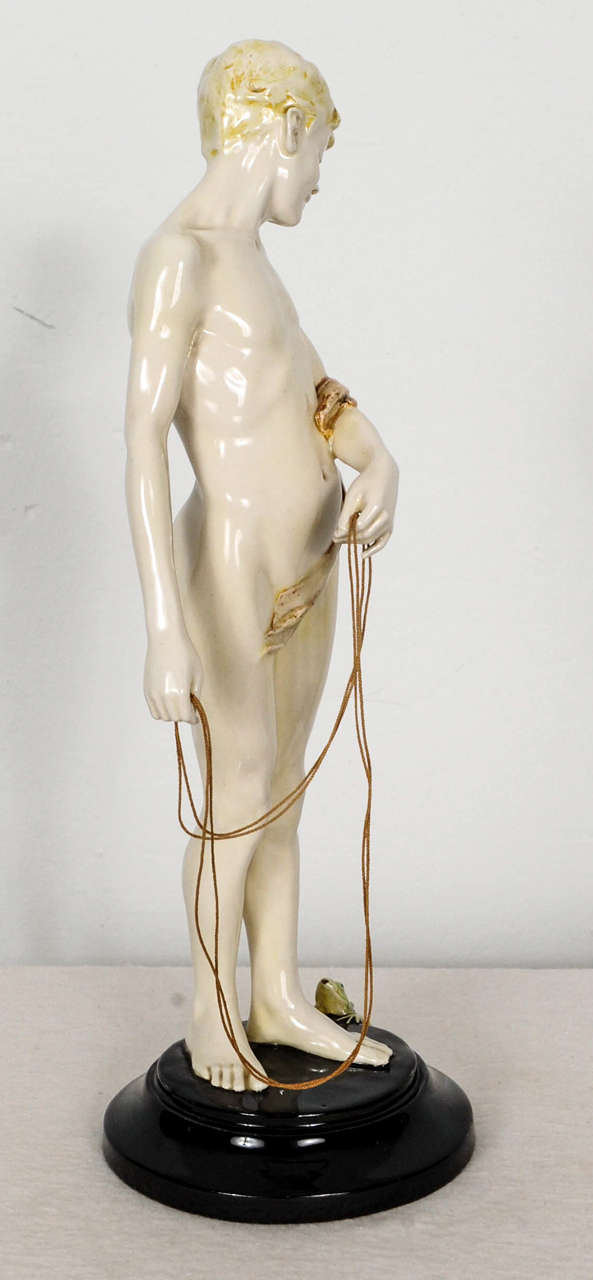 Art Nouveau Sculpture by Toon Dupuis for Haga Purmerend In Excellent Condition For Sale In Amstelveen, NL