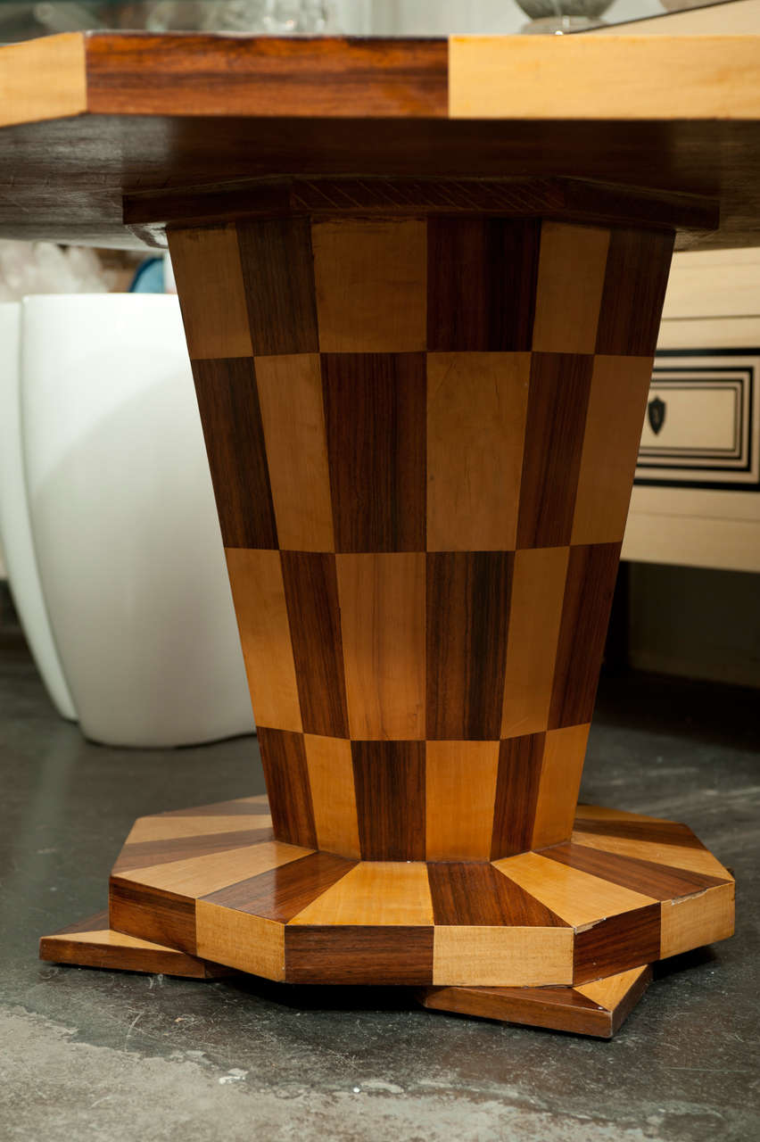 Vintage French Octagonal Games Table In Excellent Condition For Sale In Toronto, ON