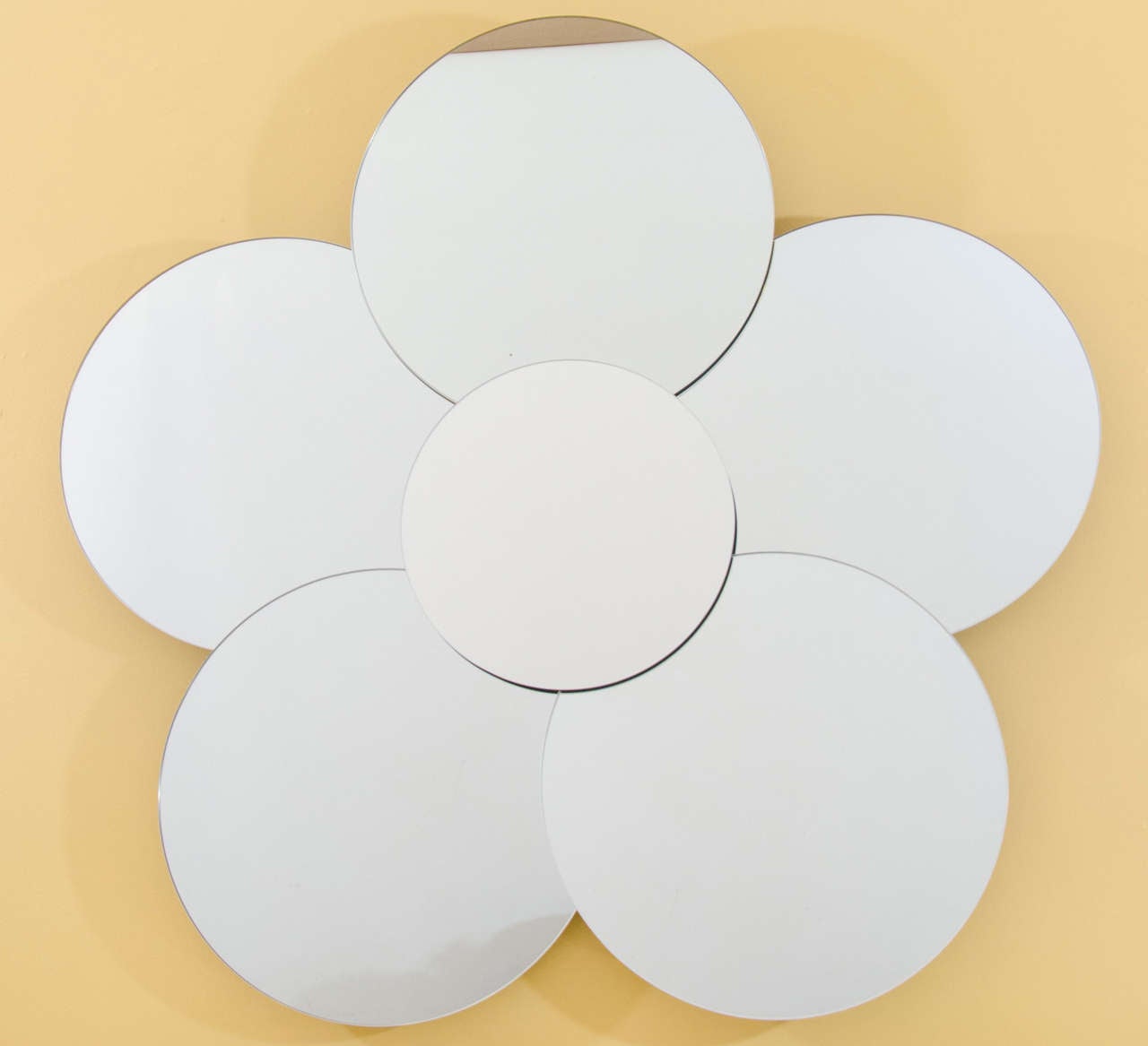 Italian Fantastic Pop Art Flower Wall Mirror