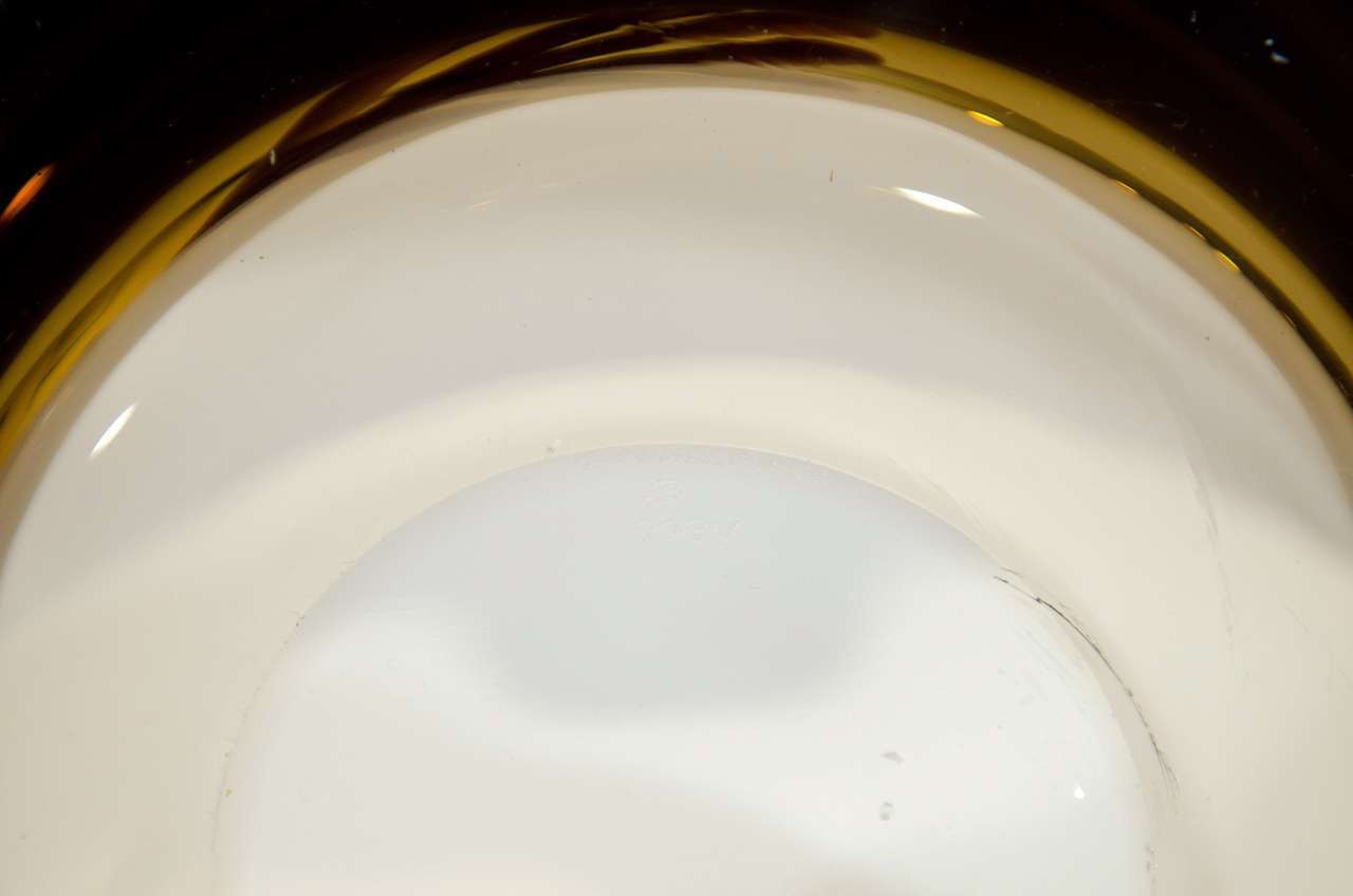 Art Glass Bowl by Per Lutken for Holmegaard 1