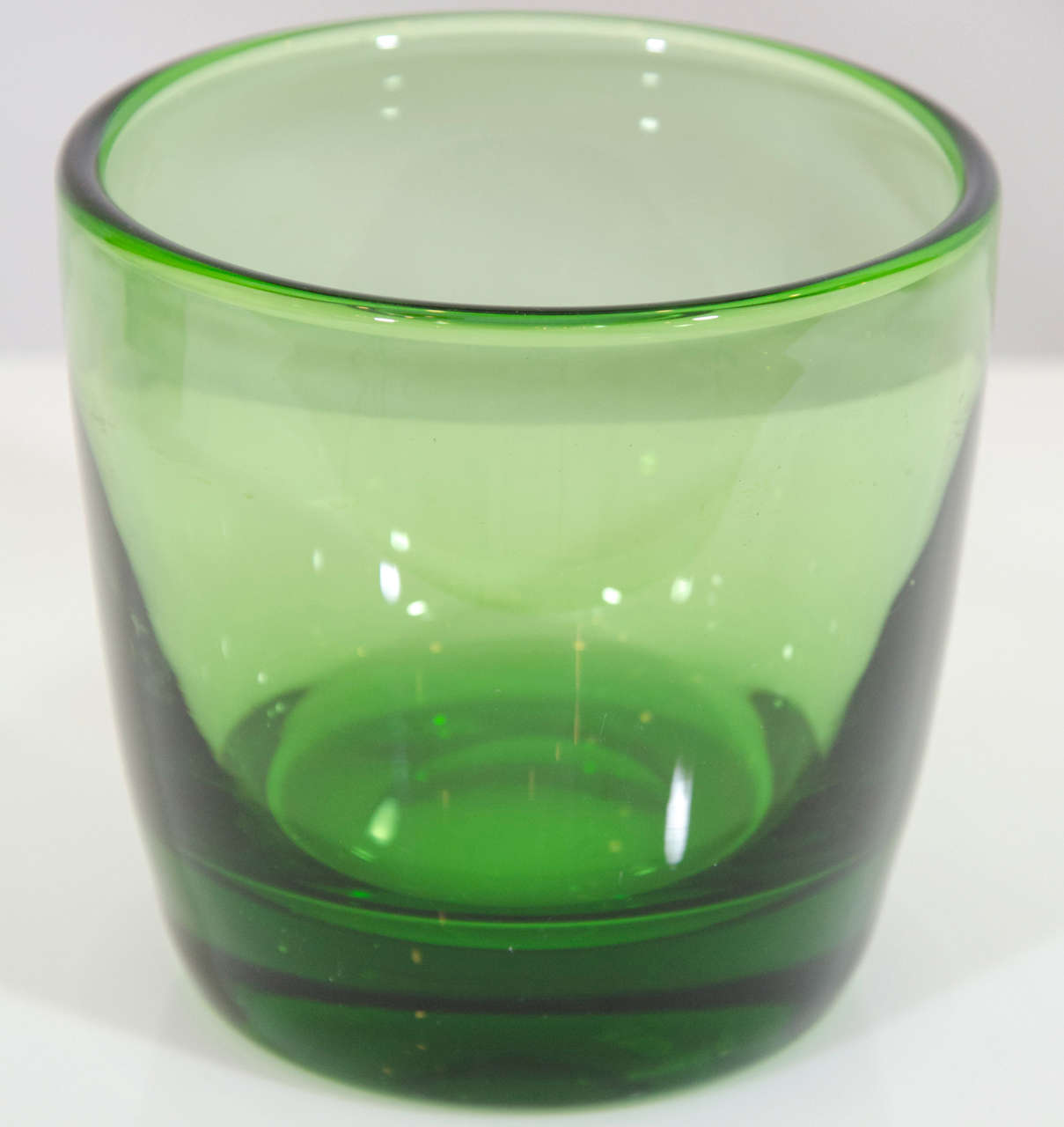 Beautiful green vase by Per Lutken for Holmegaard. Located at ABC Home, 646-602-3519.