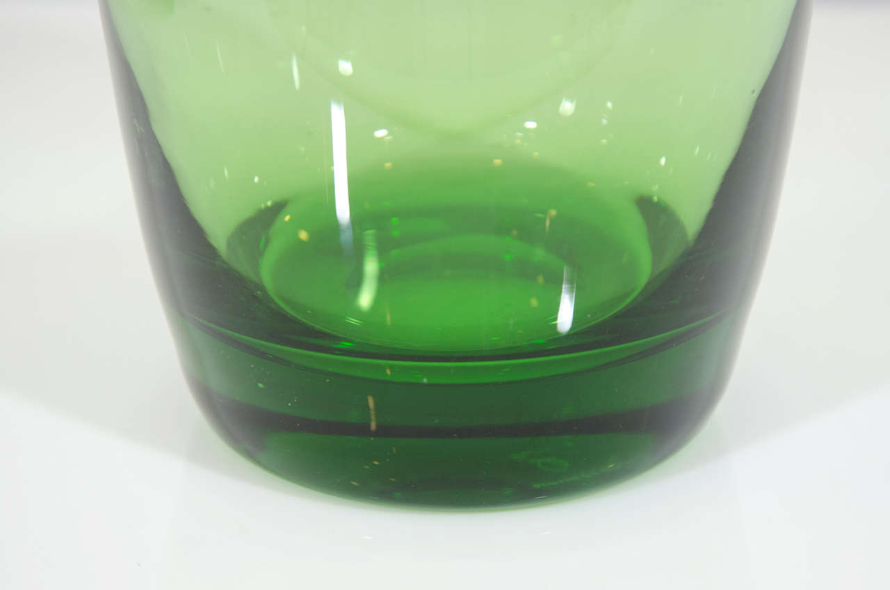 Scandinavian Modern Art Glass Vase by Per Lutken for Holmegaard