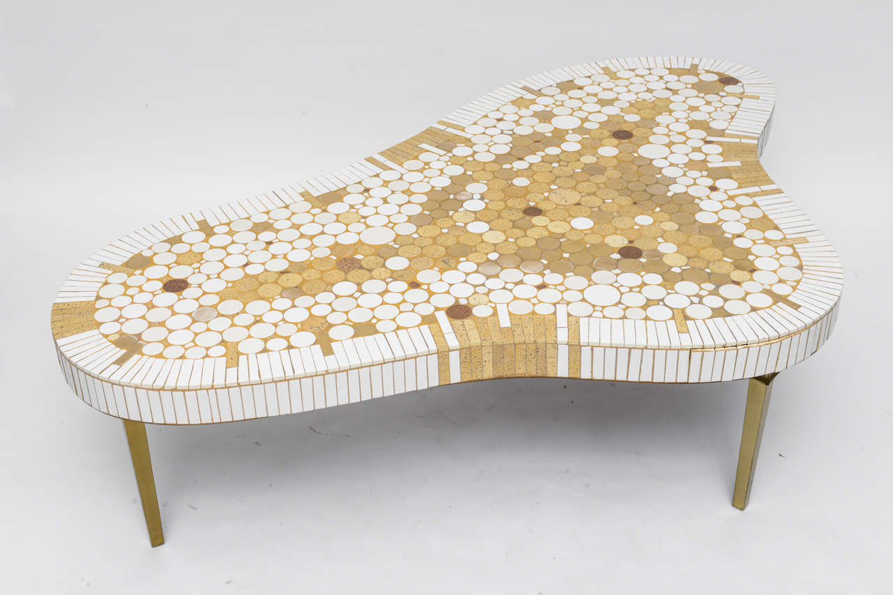 American 50's Tile Coffee Table by Richard Hohenberg
