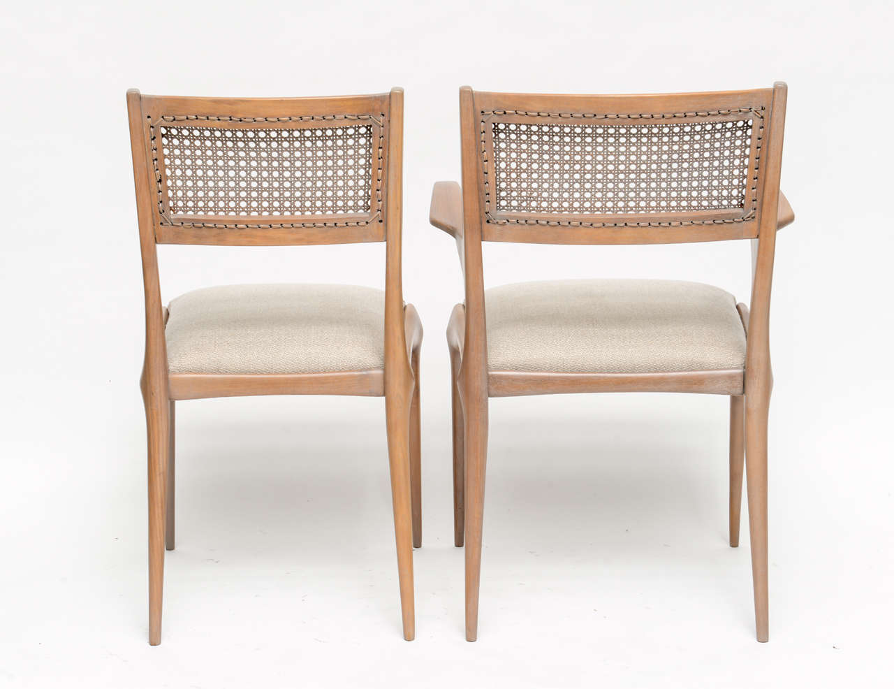 Set of Six Dining Chairs by Carlo di Carli 1
