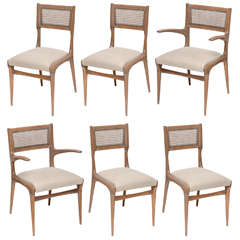 Set of Six Dining Chairs by Carlo di Carli