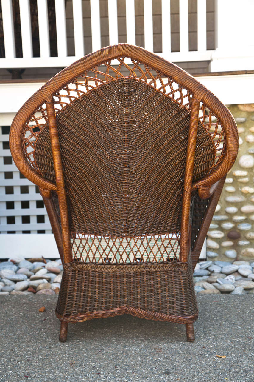 Antique Wicker Chairs and Sofa For Sale 1