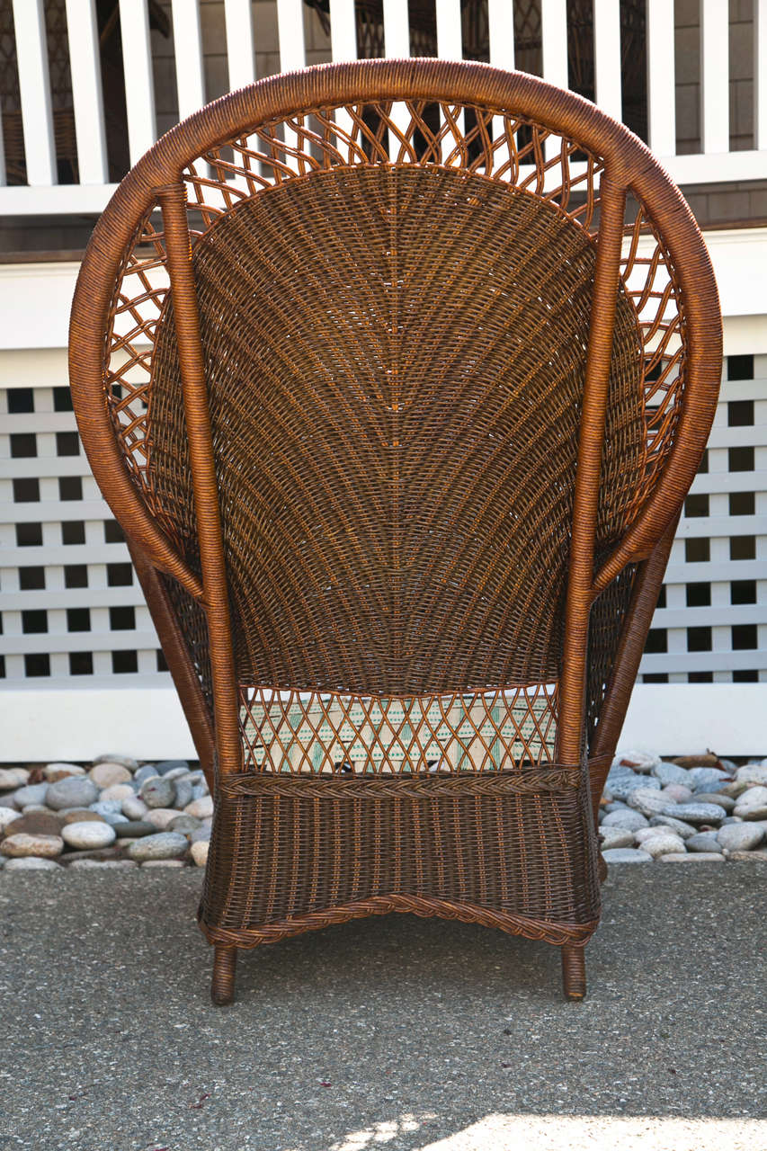 Antique Wicker Chairs and Sofa For Sale 2