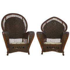 Antique Wicker Chairs and Sofa