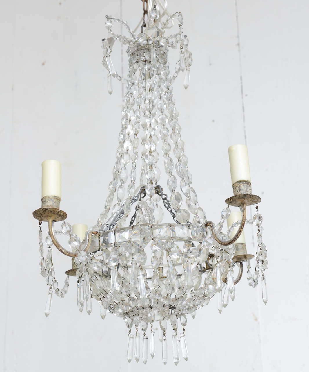 Small French Chandelier In Good Condition In West Palm Beach, FL