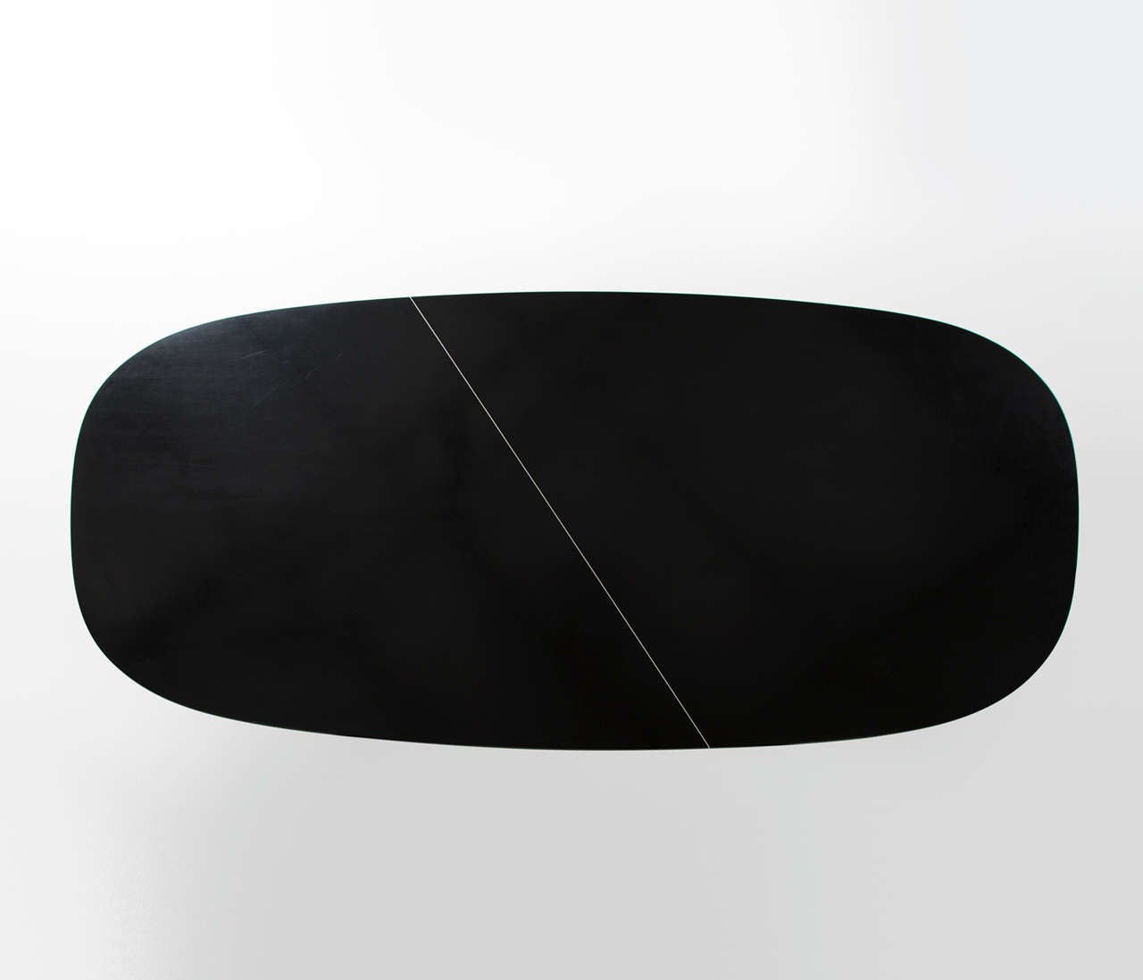 black conference room table