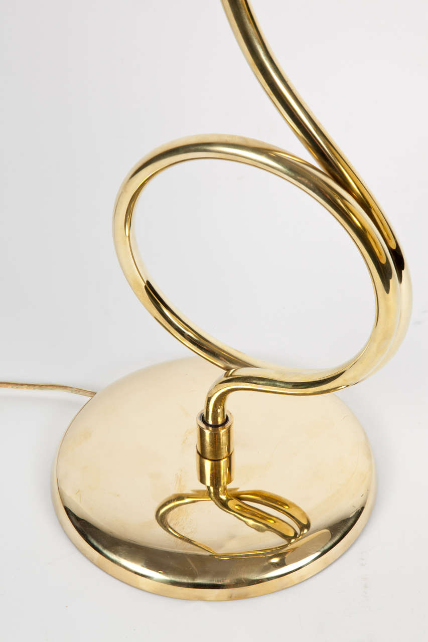 Mid-20th Century Desk Lamp, Brass