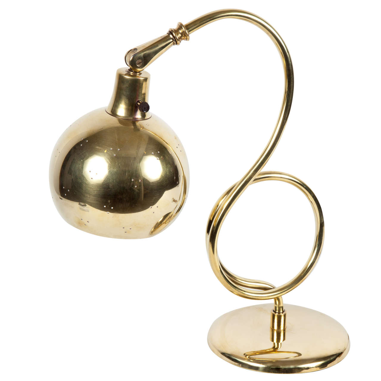 Desk Lamp, Brass