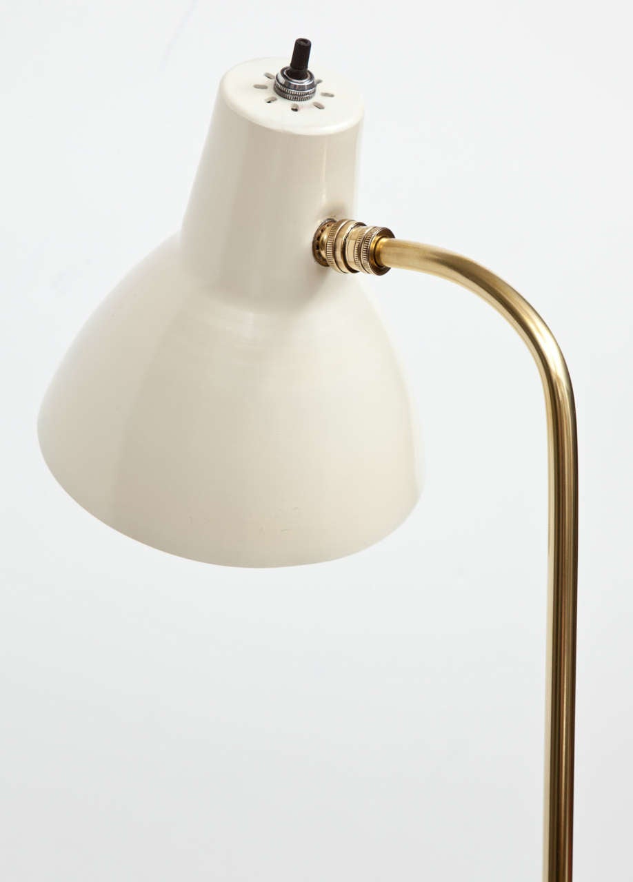 Mid-20th Century Brass Floor Lamp from Italy