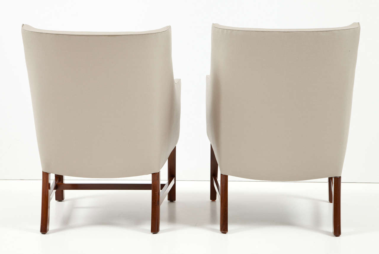 Two Frits Henningsen Armchairs 3