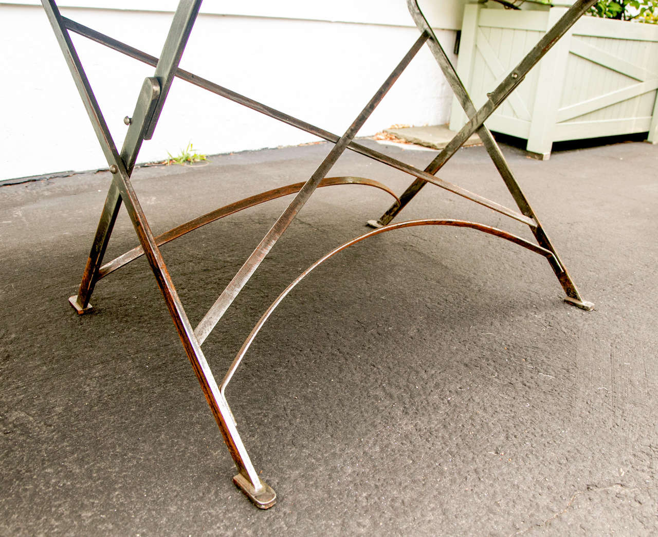 Folding French Metal Table Outdoor or Indoor 2