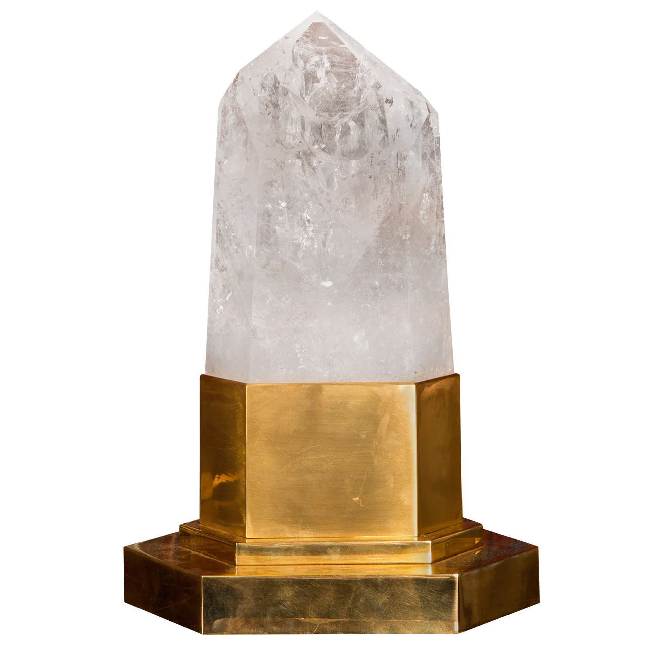 Bergkristall-Lampe bei 1stDibs