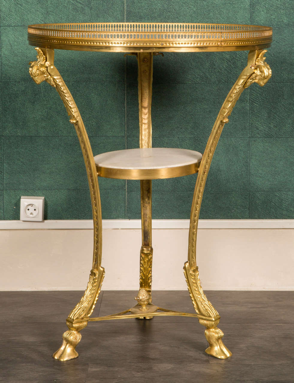 Pair of French Empire Style Gueridon