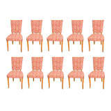 Set of 10 1940
s Dining Room Chairs