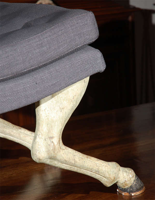 horse foot stool